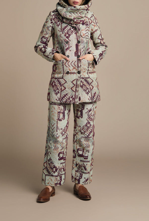 Loom trousers mint tracks Qori