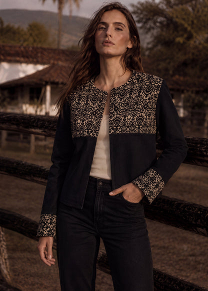 CLASSIC JACKET REGULAR MADRID BLACK INDIA BLACK