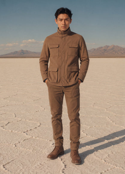 FIELD JACKET REGULAR TUCSON CAQUI MULTICOLORED
