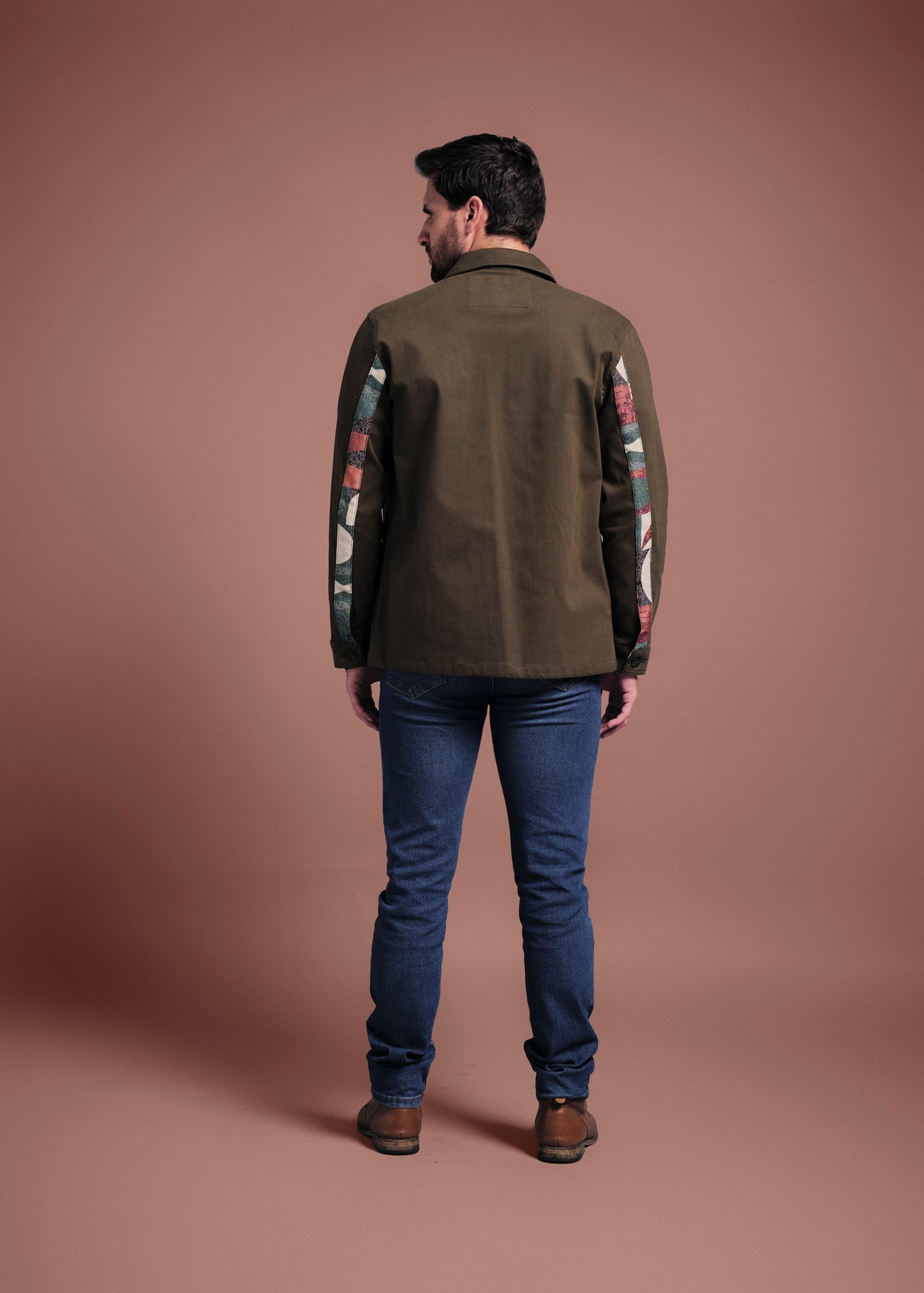 WORK JACKET REGULAR BROOKLYN OLIVE GREEN COLORS