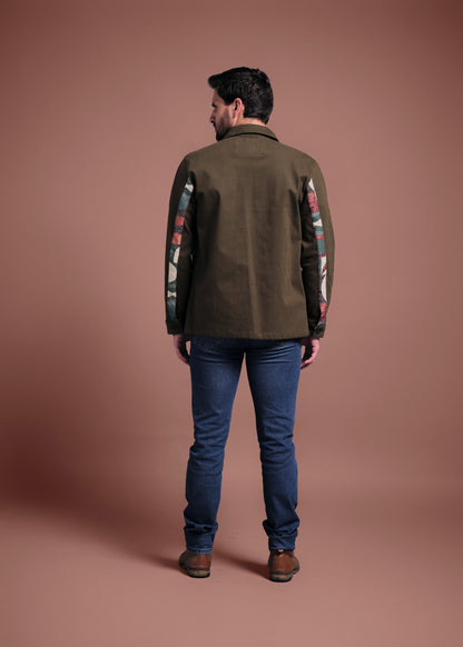 WORK JACKET REGULAR BROOKLYN OLIVE GREEN COLORS