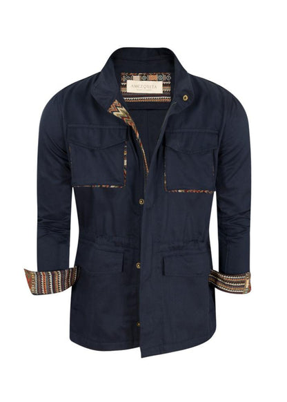 FIELD JACKET REGULAR NASHVILLE NAVY BLUE MULTICOLORED